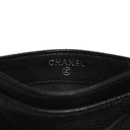 Chanel Caviar Timeless CC Card Holder Black 6 of 8