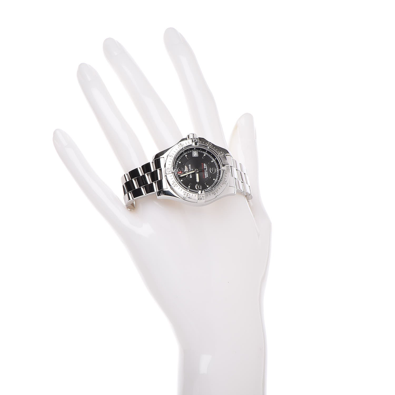 Breitling Stainless Steel 33mm Colt Oceane Quartz Watch Black A77380 2 of 7