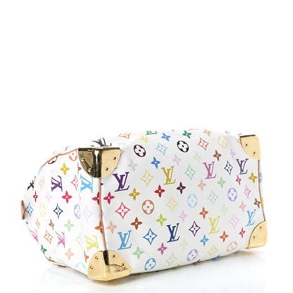 Louis Vuitton Monogram Multicolor Speedy 30 White 3 of 19