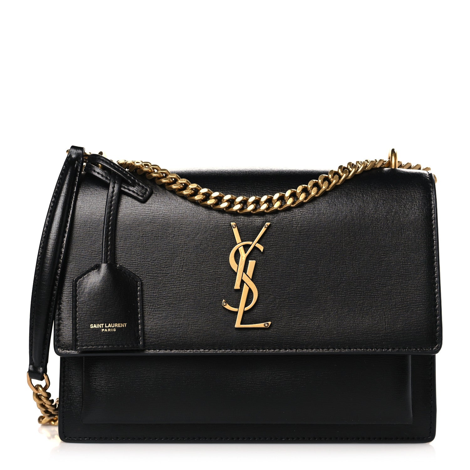 Saint Laurent Calfskin Medium Monogram Sunset Black 1 of 9
