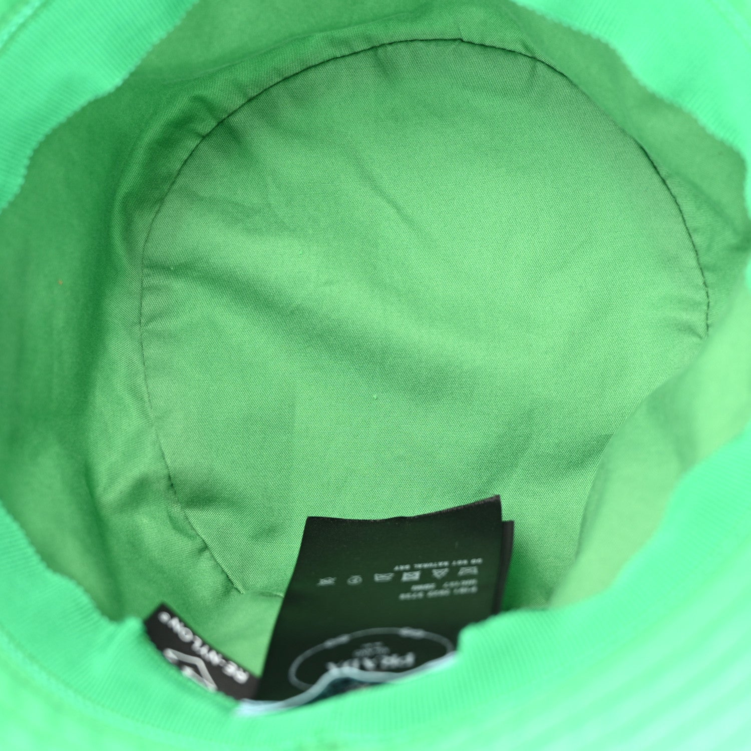 Prada Re-Nylon Triangle Womens Bucket Hat S Menta 7 of 10