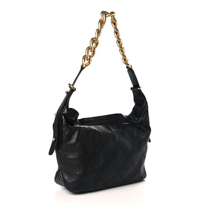 Chanel Calfskin Quilted Daily Hobo Black 3 of 9