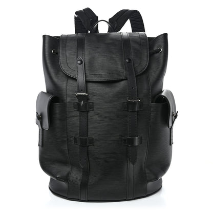 Louis Vuitton Epi Christopher Backpack PM Black 1 of 9