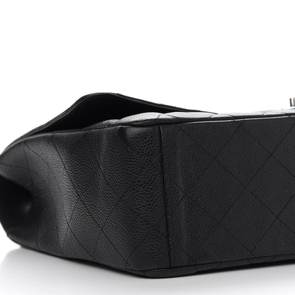 Chanel Caviar Quilted Maxi Single Flap Black 8 of 9