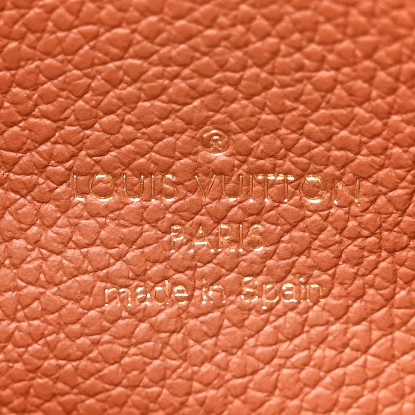 Empreinte Monogram Giant Double Zip Pochette Caramel