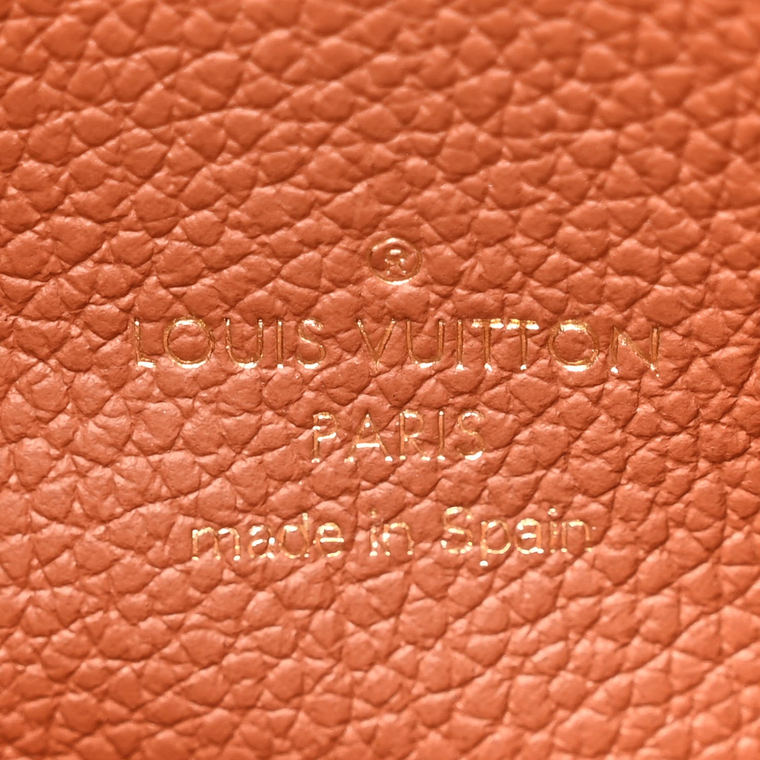 Louis Vuitton Empreinte Monogram Giant Double Zip Pochette Caramel 7 of 13