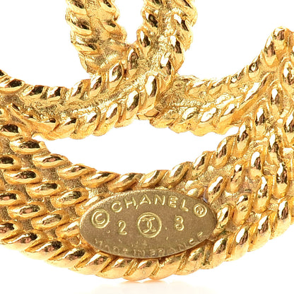 Chanel Rope CC Brooch Gold 4 of 6