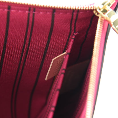 Louis Vuitton Monogram Neverfull MM GM Pochette Pivoine 8 of 9