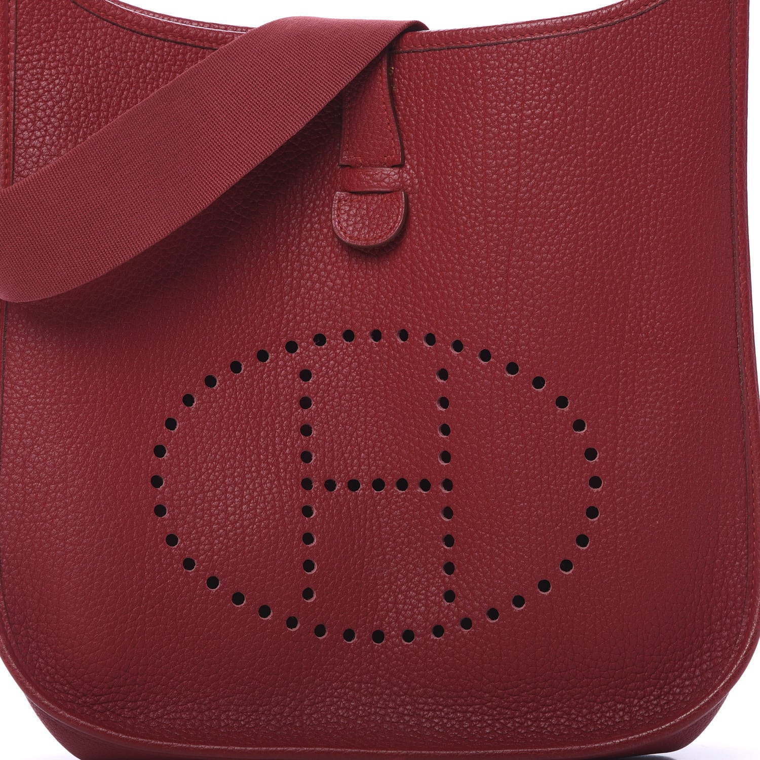 Hermes Togo Evelyne GM Rouge H 12 of 12
