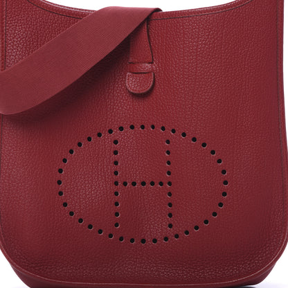 Hermes Togo Evelyne GM Rouge H 12 of 12