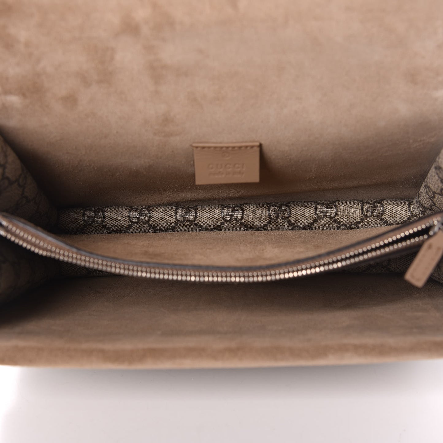 GG Supreme Monogram Small Dionysus Shoulder Bag Taupe