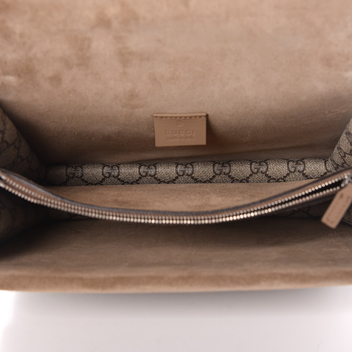 Gucci GG Supreme Monogram Small Dionysus Shoulder Bag Taupe 7 of 11