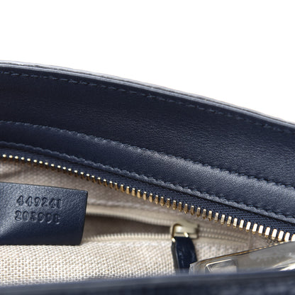 Gucci Microguccissima Small Bree Tote Navy 9 of 10