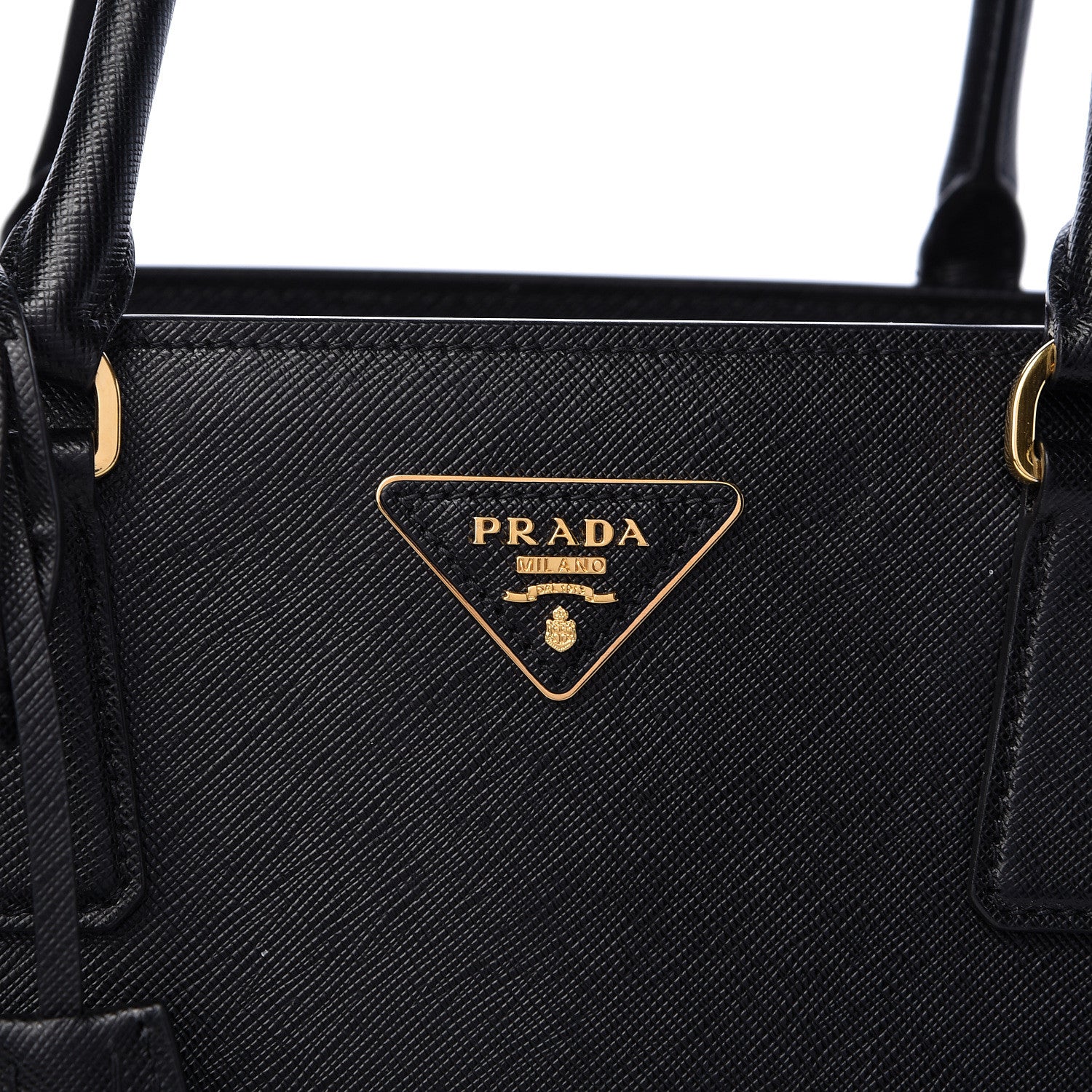Prada Saffiano Lux Small Tote Nero Black 8 of 10