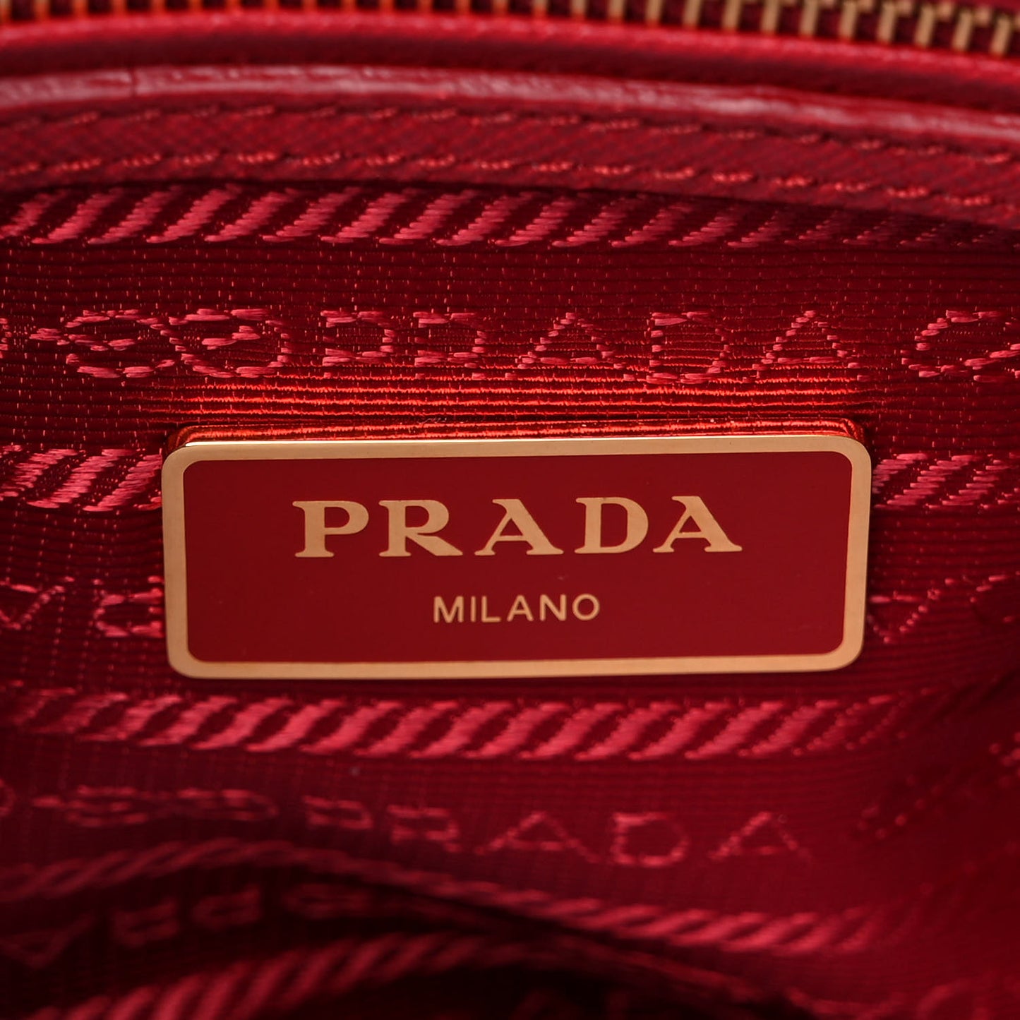 Saffiano Vernice Small Promenade Tote Fuoco