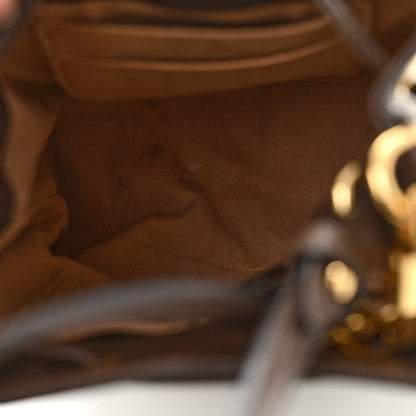 Gucci GG Supreme Monogram Web Small Ophidia Bucket Bag Brown 5 of 14