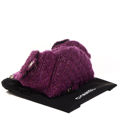 Chanel Tweed Mini Backpack is Back Plum 4 of 7