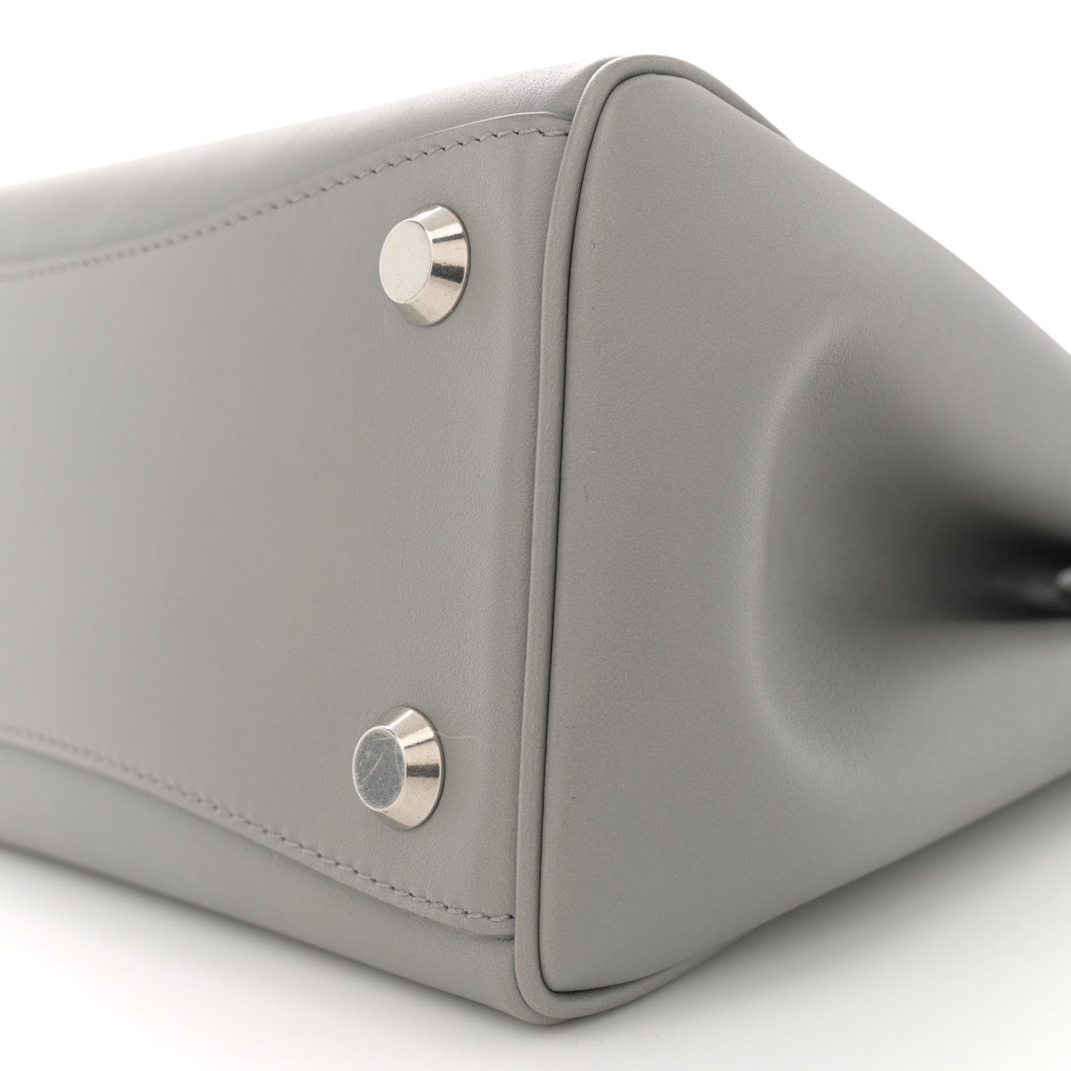 Balenciaga Smooth Calfskin Mini Hampton Carry All Bag Grey 10 of 10