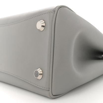 Balenciaga Smooth Calfskin Mini Hampton Carry All Bag Grey 10 of 10