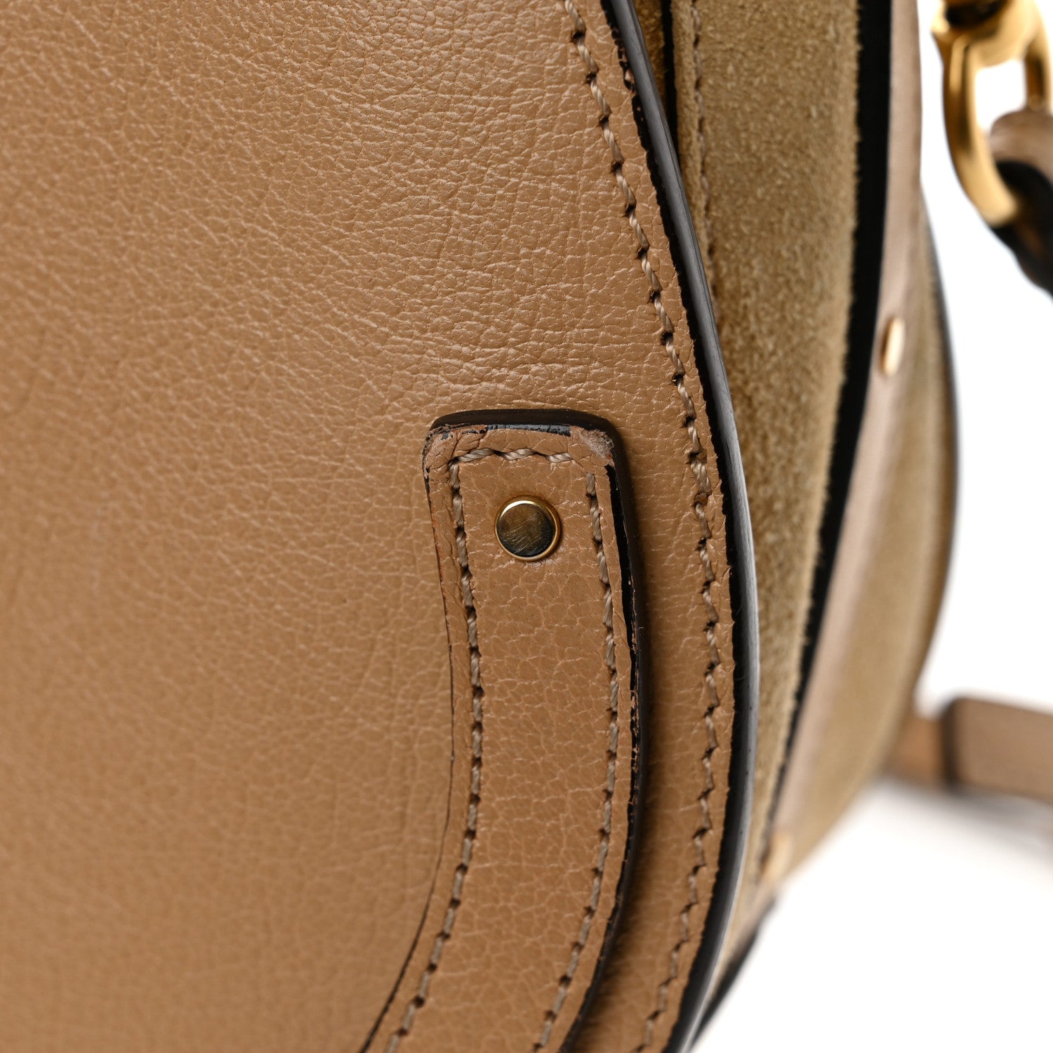 Chloe Calfskin Suede Medium Pixie Shoulder Bag Tan 13 of 15