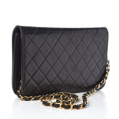 Chanel Lambskin Quilted Wallet On Chain WOC Black 3 of 11