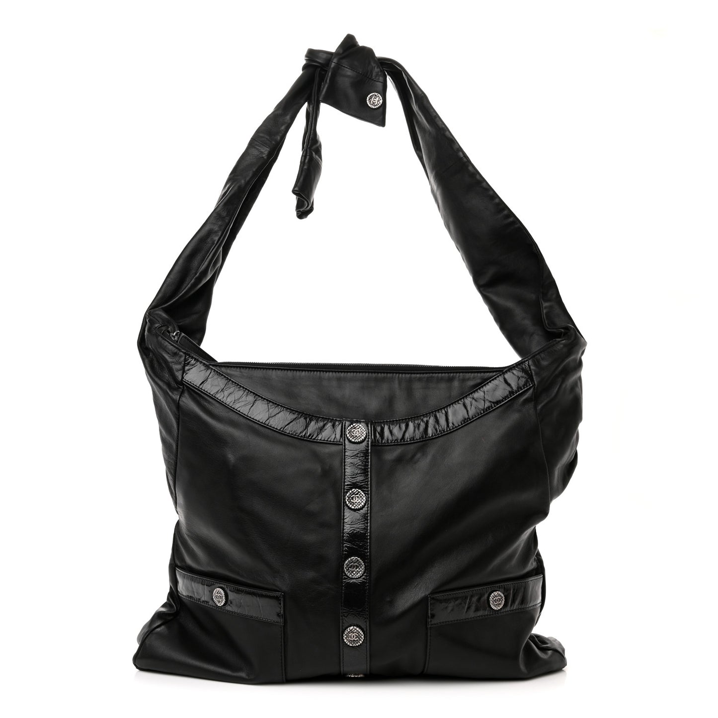 Lambskin Large Girl Bag Black