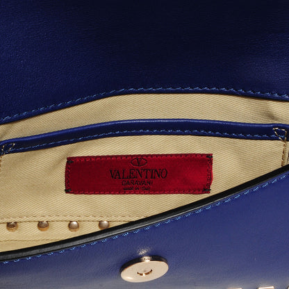 Valentino Garavani Nappa Rockstud Bangle Clutch Blue China 6 of 8