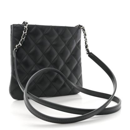Chanel Lambskin Quilted Crossbody Bag Black 3 of 10