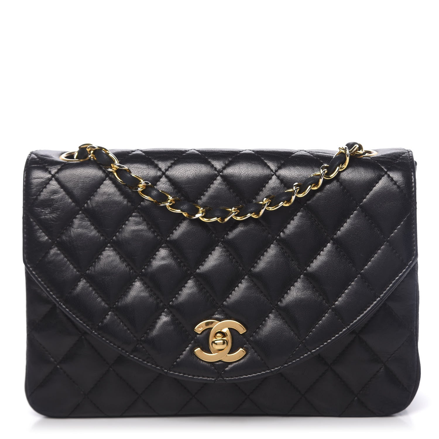 Chanel Lambskin Medium Single Flap Black 1 of 11