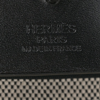 Hermes Toile H Berline Vache Hunter Herbag Zip 39 MM Black Ecru 7 of 15