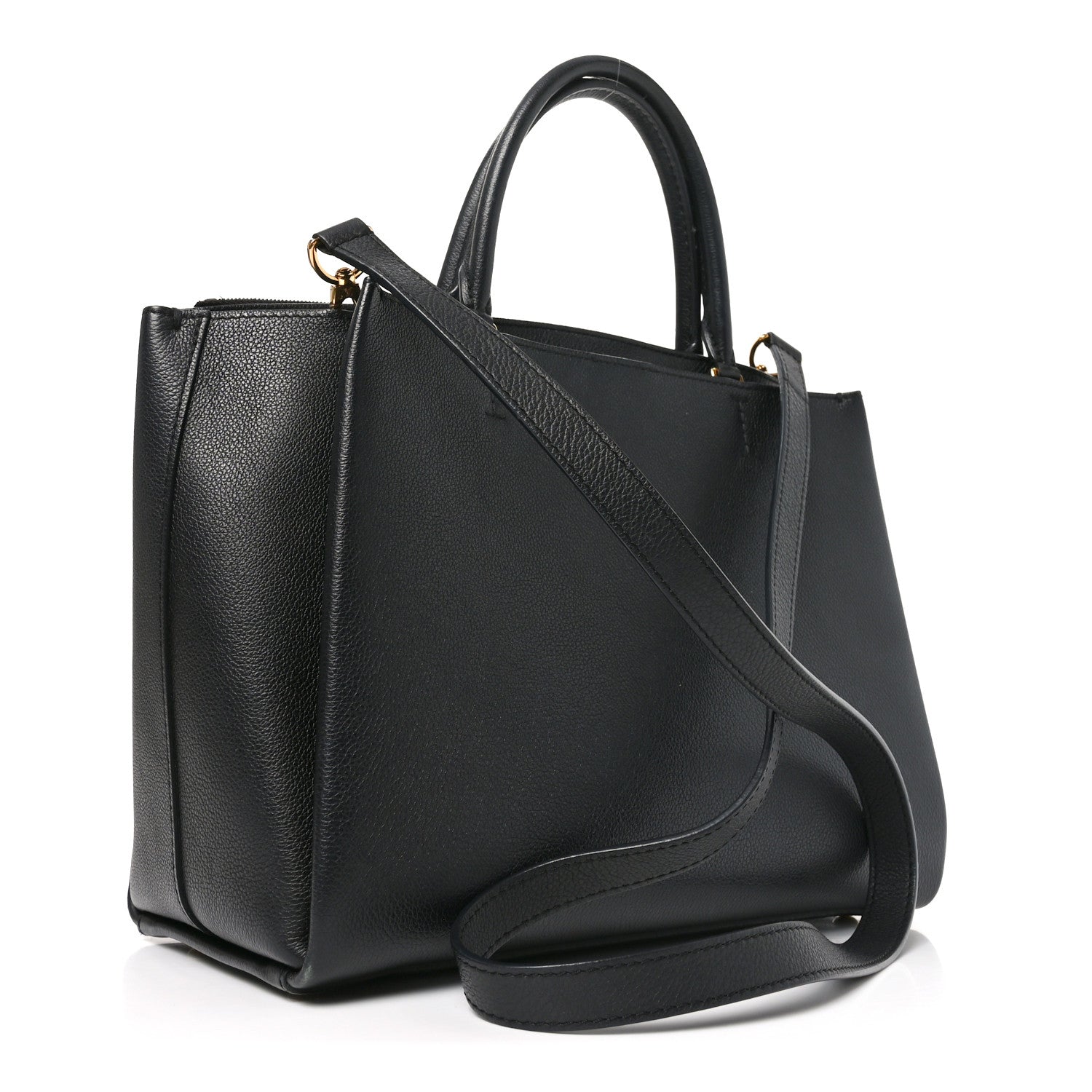 Louis Vuitton Calfskin Lockmeto Black 3 of 9
