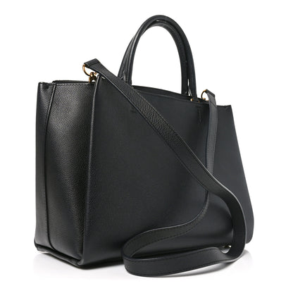 Louis Vuitton Calfskin Lockmeto Black 3 of 9