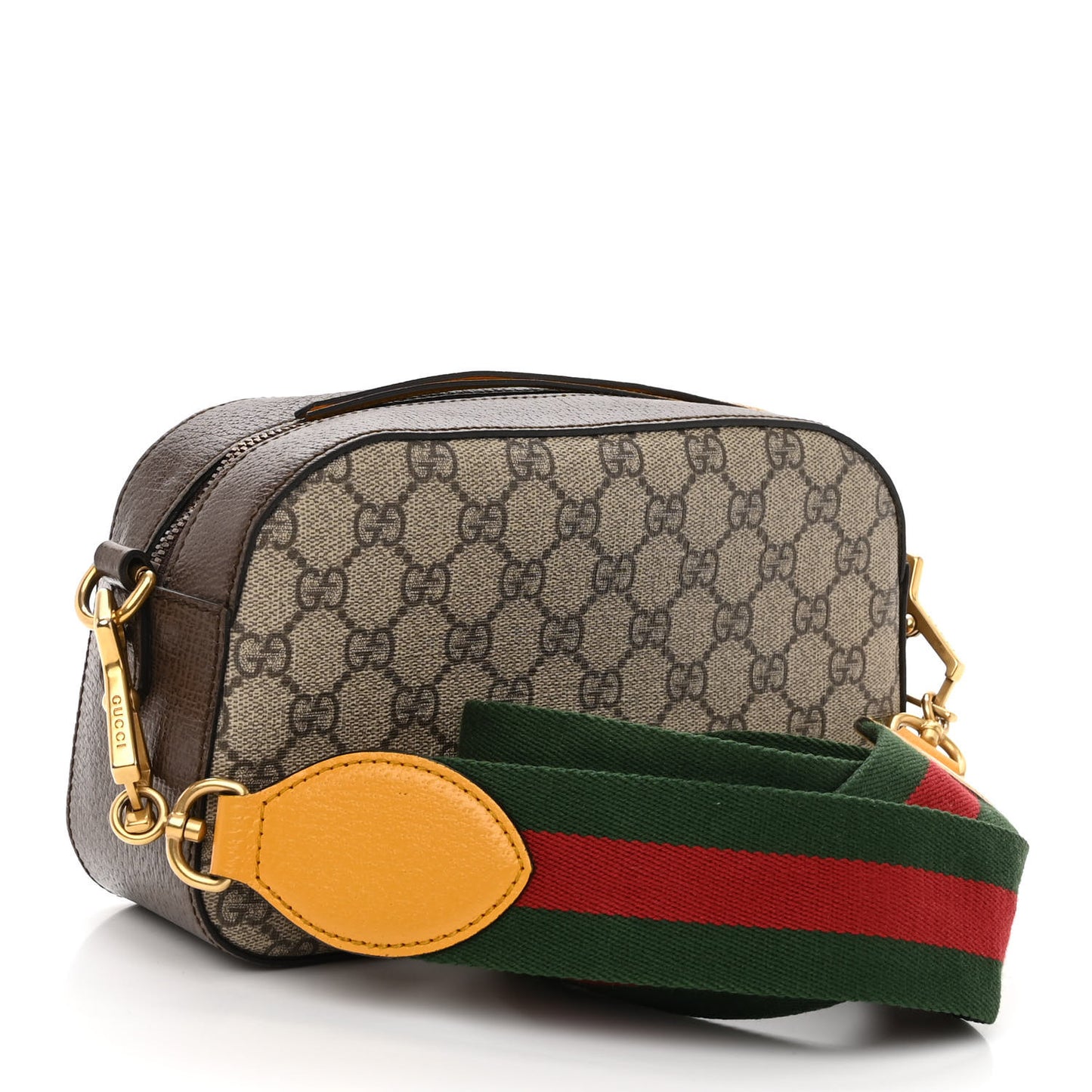 GG Supreme Monogram Web Neo Vintage Shoulder Bag Beige New Acero Crop