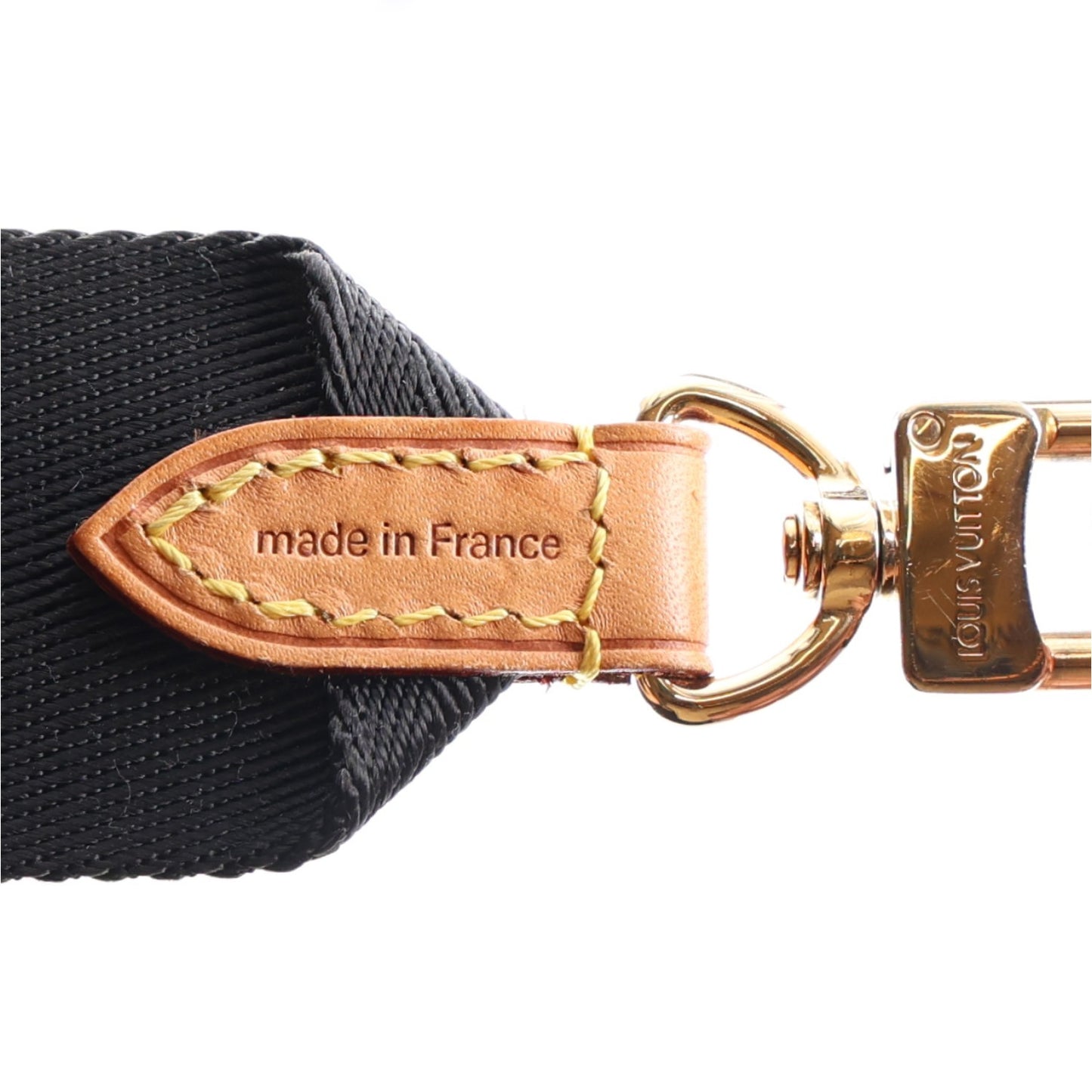 Monogram Multi Pochette Accessories Bandouliere Shoulder Strap Black