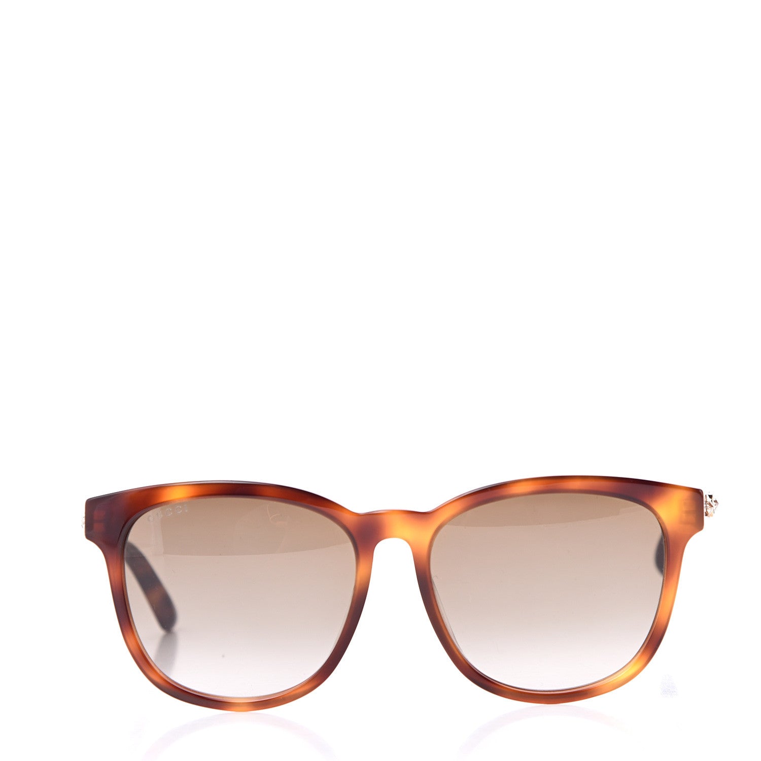 Gucci Round Frame Star Sunglasses GG0232SK Tortoiseshell 2 of 9