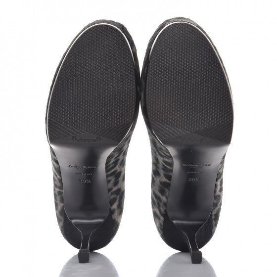 Saint Laurent Calf Hair Tribtoo 80 Pumps 39.5 Leopard 5 of 10