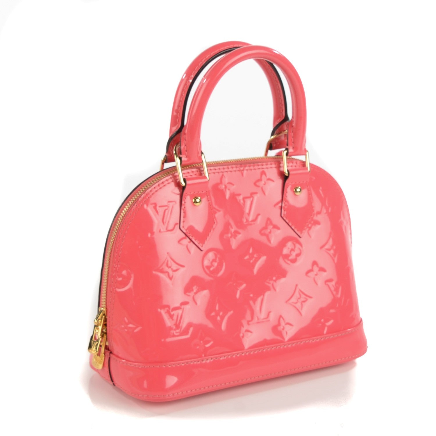 Louis Vuitton Vernis Alma BB Rose Litchi 3 of 8