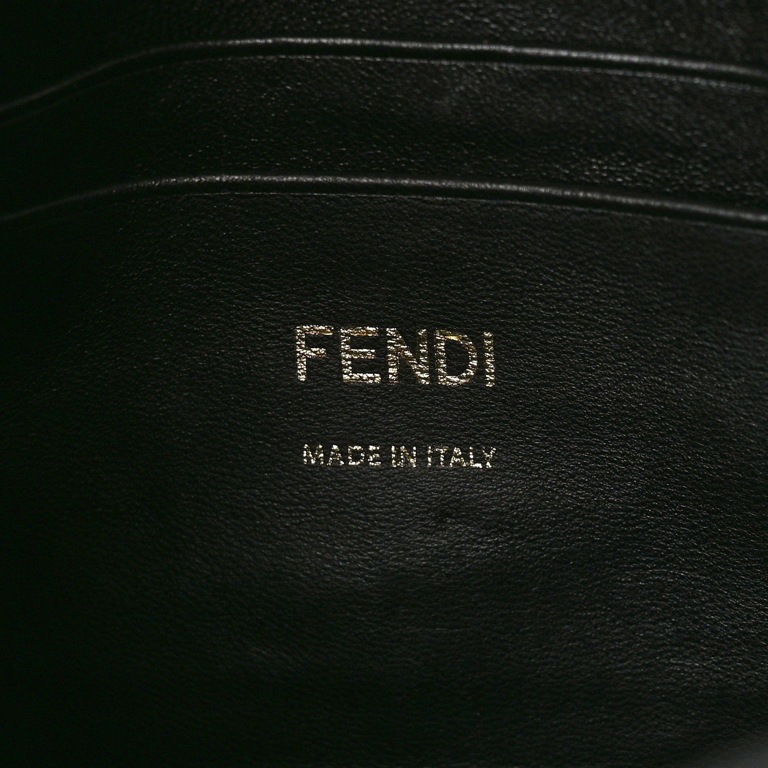 Fendi Nappa Apolo Mini Chain Baguette Black 6 of 8