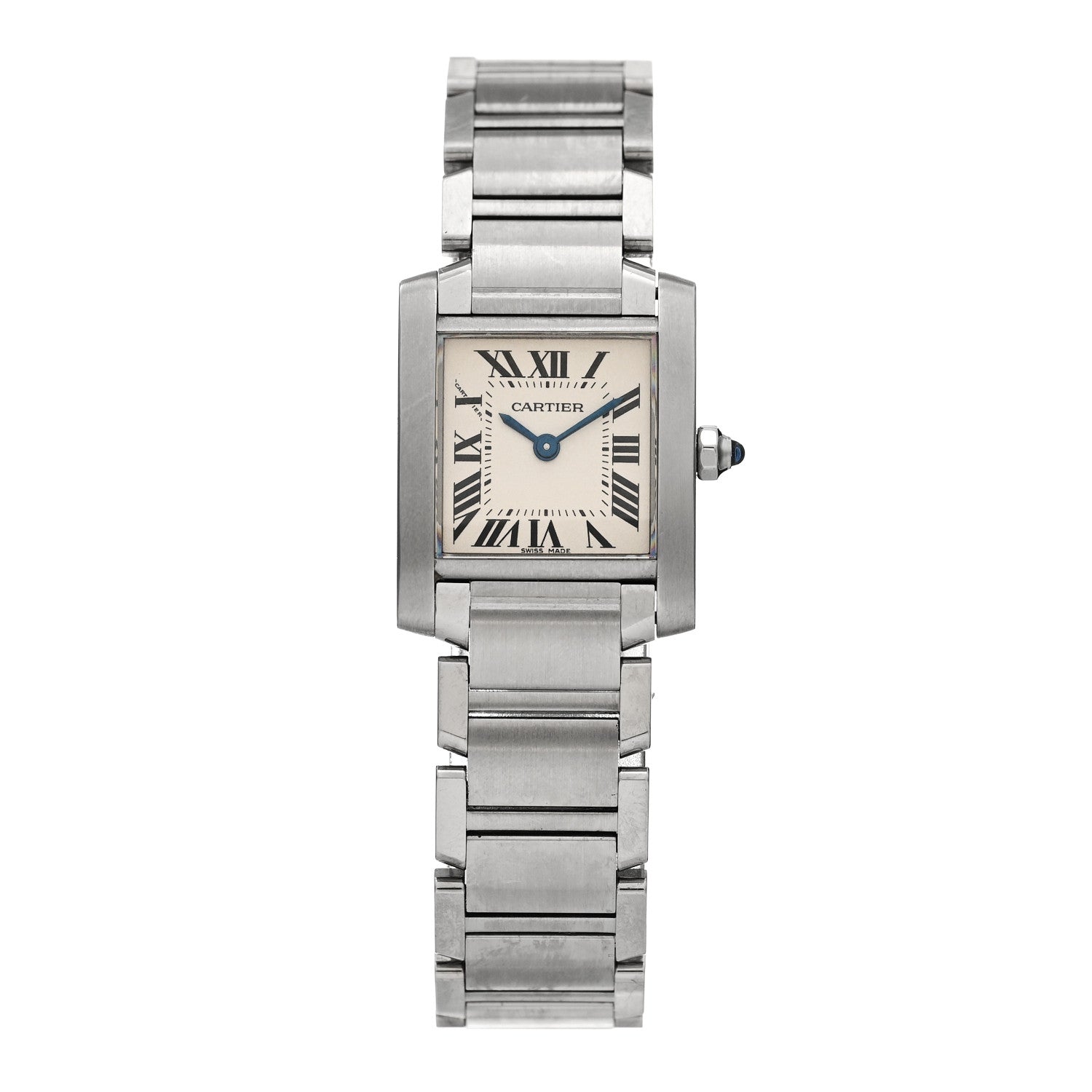 Cartier Stainless Steel 20mm Tank Francaise Quartz Watch 1 of 5