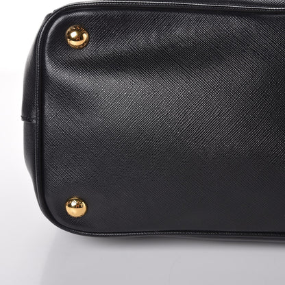 Prada Saffiano Medium Galleria Double Zip Tote Black 11 of 13