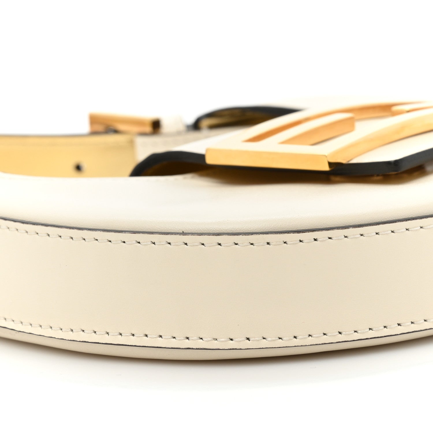 Fendi Vitello King Mini Cookie Hobo Bag White Ice 9 of 9