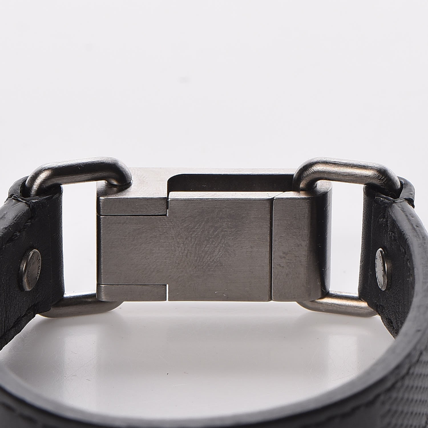 Louis Vuitton Damier Infini Bandit Bracelet 19 Black 4 of 7