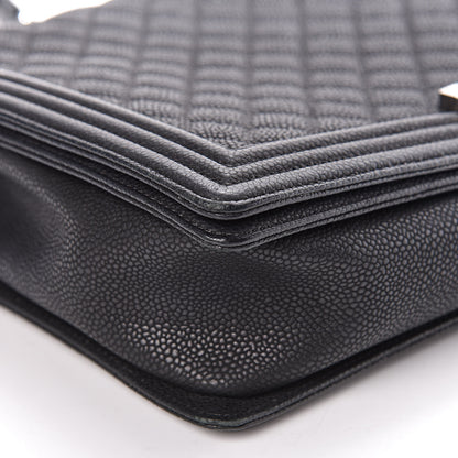 Chanel Caviar Quilted Large Boy Flap Black 8 of 15