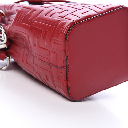 Fendi Vitello Liberty F is Fendi FF 1974 Embossed Mini Mon Tresor Bucket Bag Fragola 9 of 12