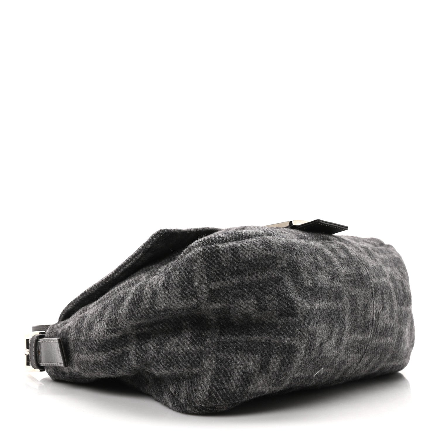 Fendi Wool Zucca Mama Baguette Grey 4 of 10