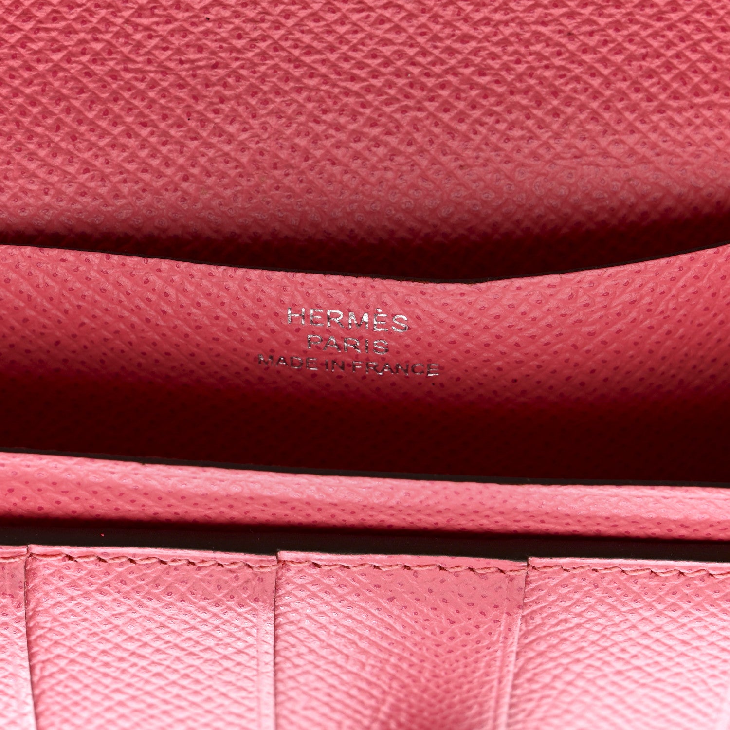 Hermes Epsom Bearn Gusset Wallet Rose Azalee 6 of 8