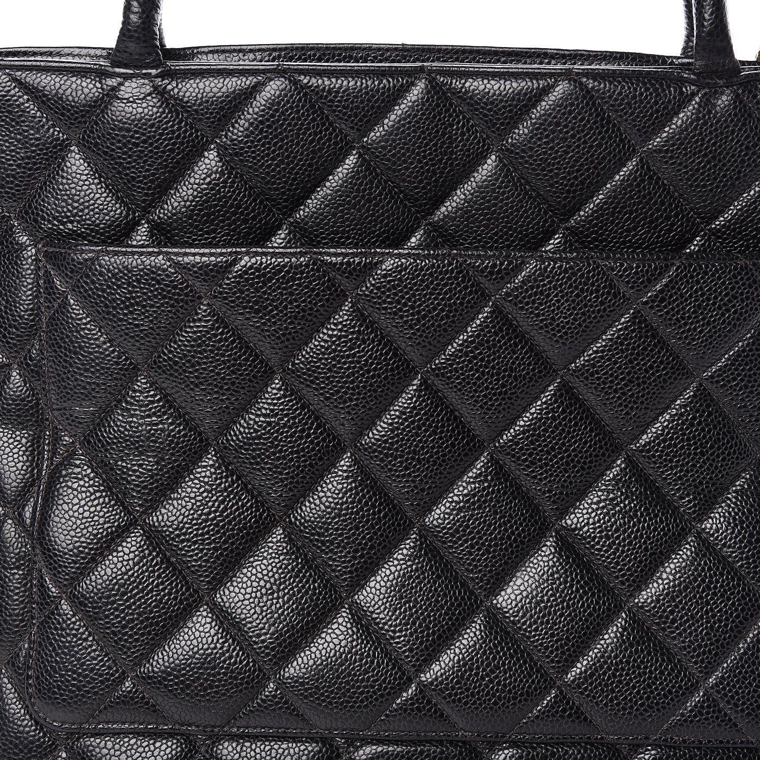Chanel Caviar Quilted Medallion Tote Black 20 of 20