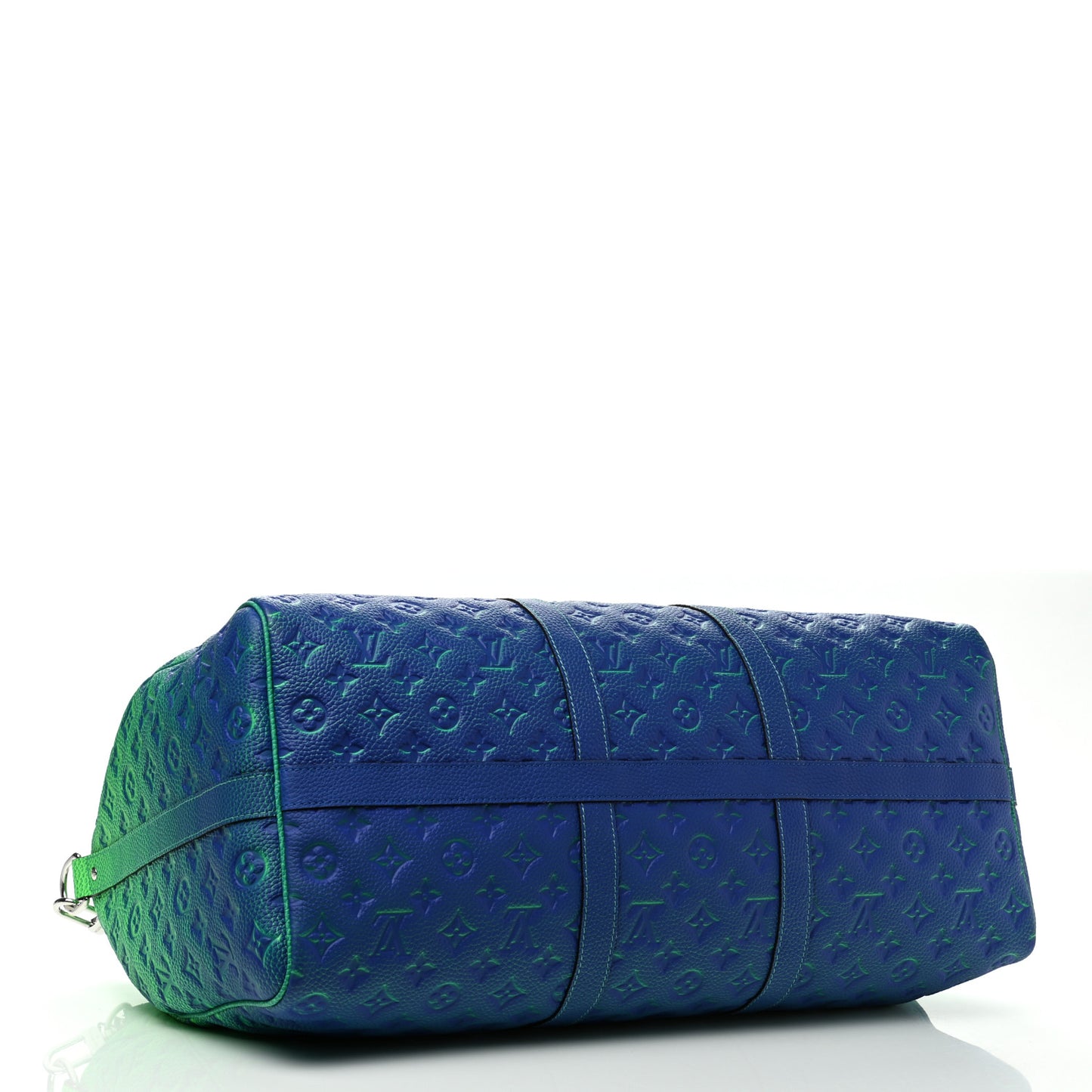 Taurillon Illusion Keepall Bandouliere 50 Bleu Vert