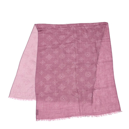 Louis Vuitton Cashmere Silk Mahina Shawl Scarf Violet 2 of 4