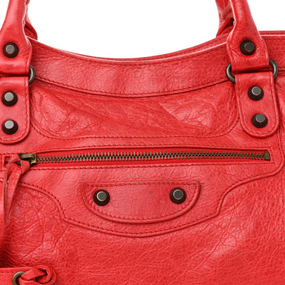 Balenciaga Agneau Classic Hardware City Coquelicot 7 of 11